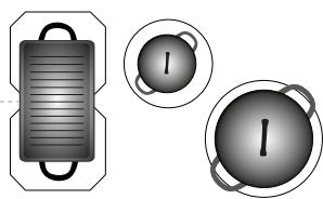 FALMEC Piano Induzione 58 cm - Dispositif anti-surchauffe - 11
