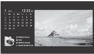 SONY Bravia - Używanie telewizora w trybie ramki zdjęciowej - 1