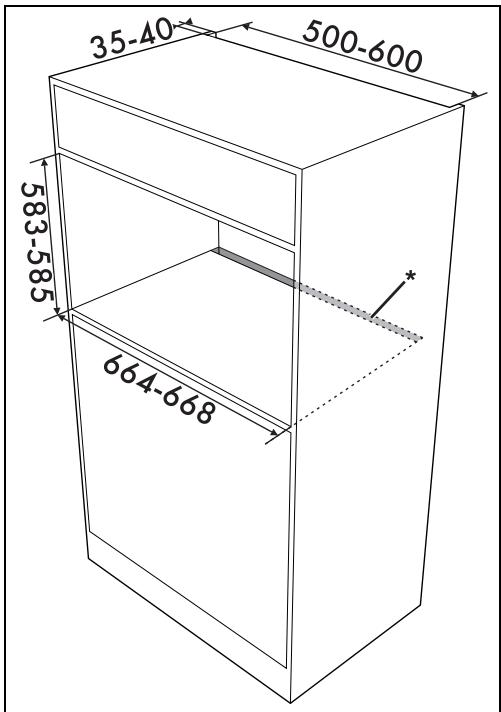 SMEG 91477A055/B - Front panel seal - 10