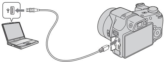 SONY HX200V - Polnjenje s priključitvijo v računalnik - 1