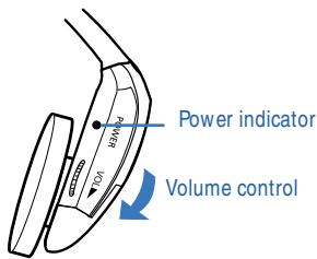 SONY FD Trinitron WEGA - Turn on the power by placing the headphones securely on your head. - 1