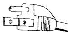 SONY FD Trinitron WEGA - For the set with a three-wire grounding type AC plug - 1