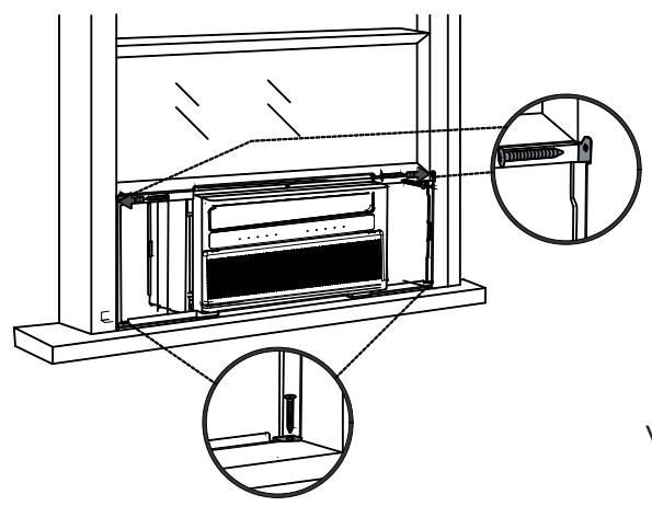TCL Q-Series Window Air Conditioner - Étape 5: Fixation des Supports Latéraux - 1