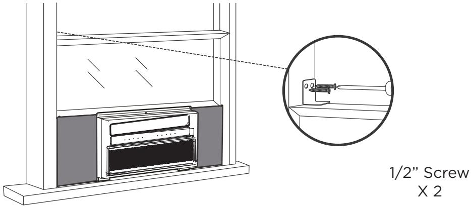 TCL Q-Series Window Air Conditioner - Step 9: Installing the Security Bracket (Recommended) - 1