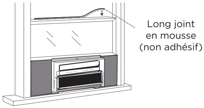 TCL Q-Series Window Air Conditioner - Étape 10: Scellez les Espaces Entre les Châssis - 1