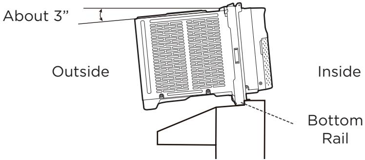 TCL Q-Series Window Air Conditioner - Step 4: Placing Inside an Open Window - 1