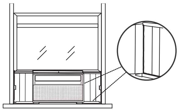 TCL Q-Series Window Air Conditioner - Step 7: Sealing Any Gaps with Modeling Clay (Plasticene) - 1