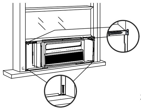 TCL Q-Series Window Air Conditioner - Step 5: Securing the Side Brackets - 1