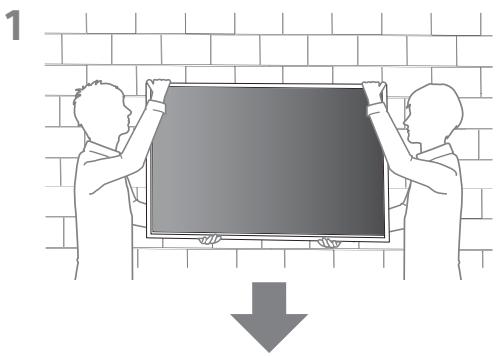 SONY K-55XR80M2 - Montieren des Fernsehgeräts an der Wand - 2