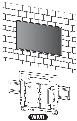 SONY K-55XR80M2 - B Τοποθέτηση της Επιτοίχιας Βάσης στο συμπαγές τσιμέντο ή τους τσιμεντόλιθους - 1