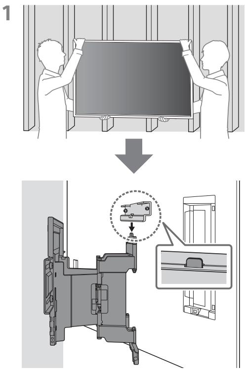 SONY K-55XR80M2 - A tv-készülék felszerelése a falra - 2