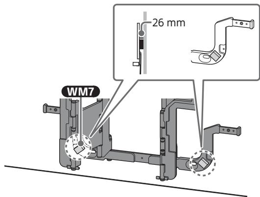SONY K-55XR80M2 - Τοποθέτηση της τηλεόρασης στον τοίχο - 5