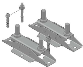 HILTI Fixed Points - Fixed Point On Concrete - MFP-CLD-I Fixed Point: - 1