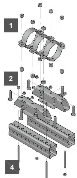 HILTI Fixed Points - Fixed Point On MI / MIQ structure - MFP-CHD: - 3
