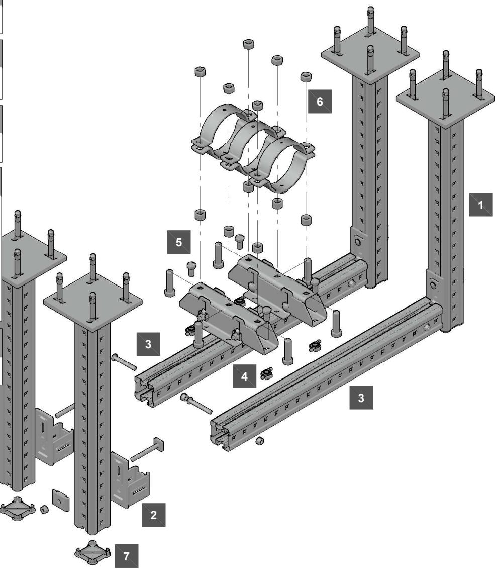 HILTI Fixed Points - Fixed Point On MI / MIQ structure - MFP-CHD: - 2