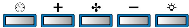 FALMEC Plane No-Drop Island - ZESTAW PRZYCISKÓW ELEKTRONICZNYCH - 1