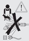HUSQVARNA Pressure Washer - Hoiatused - 3