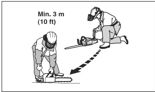 HUSQVARNA 555 - Bezpečnost' paliva - 2