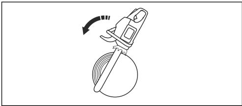 HUSQVARNA 555 - Používanie opierky rezania - 1