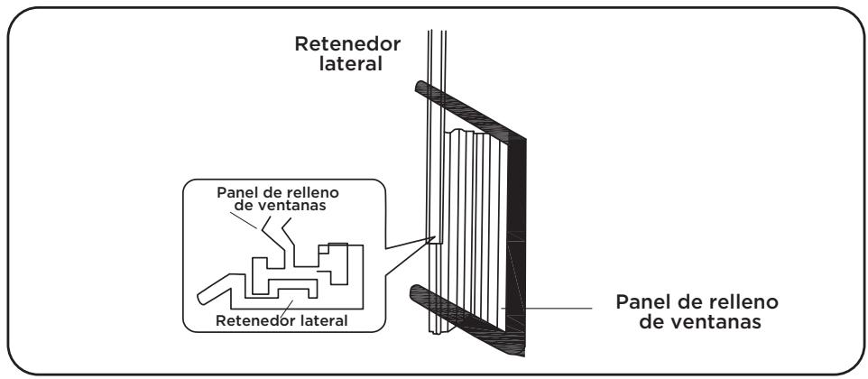 TCL 15K-24K - Paso 3: Instalación del riel angular superior y de la abrazadera lateral - 2
