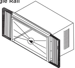 TCL 15K-24K - Étape 3: Installation du rail et du support d'angle supérieur - 2