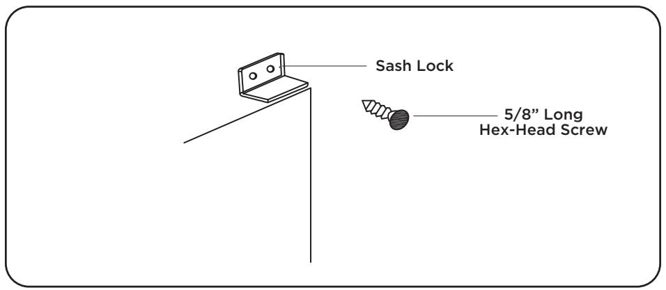 TCL 15K-24K - Step 7: Install the Window Lock and Sash Seal - 2