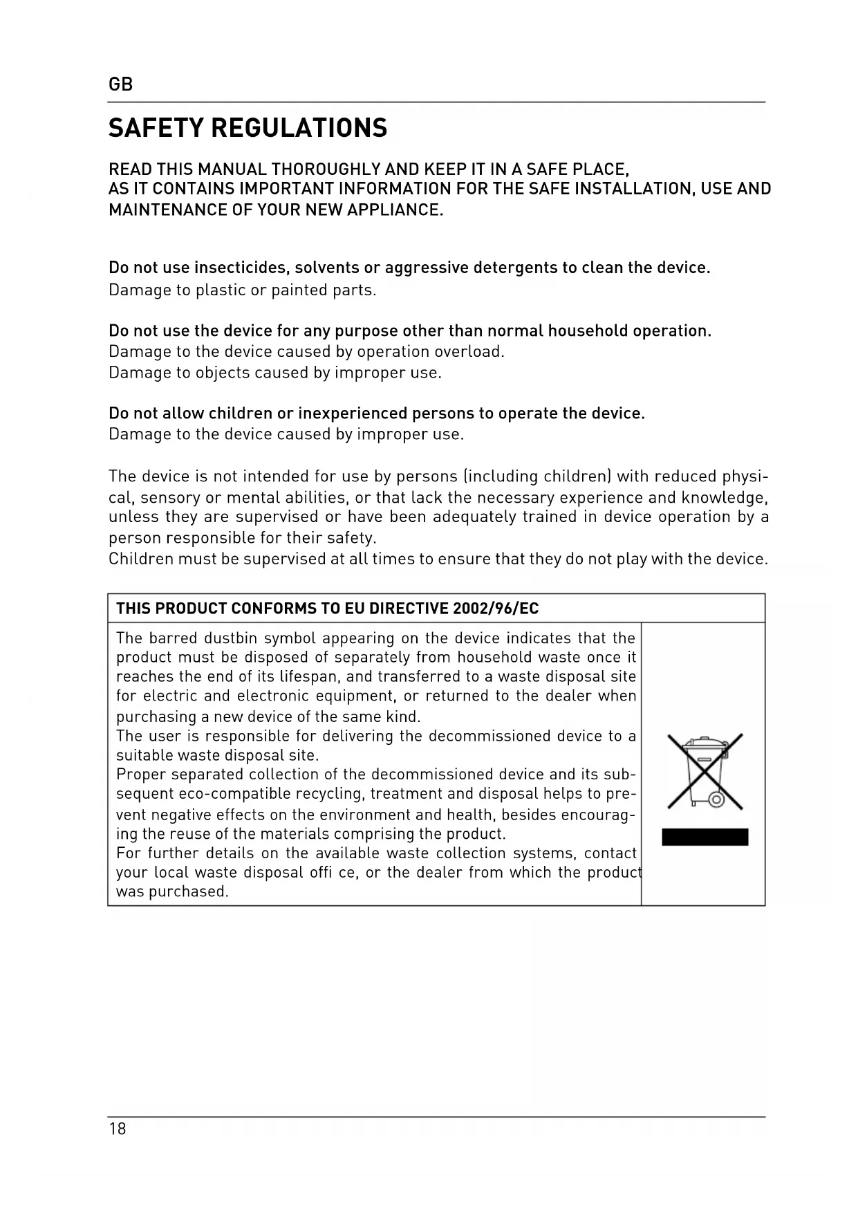 Climatisation Ariston Thermo Aeres 35 XC8I - User manual and instructions