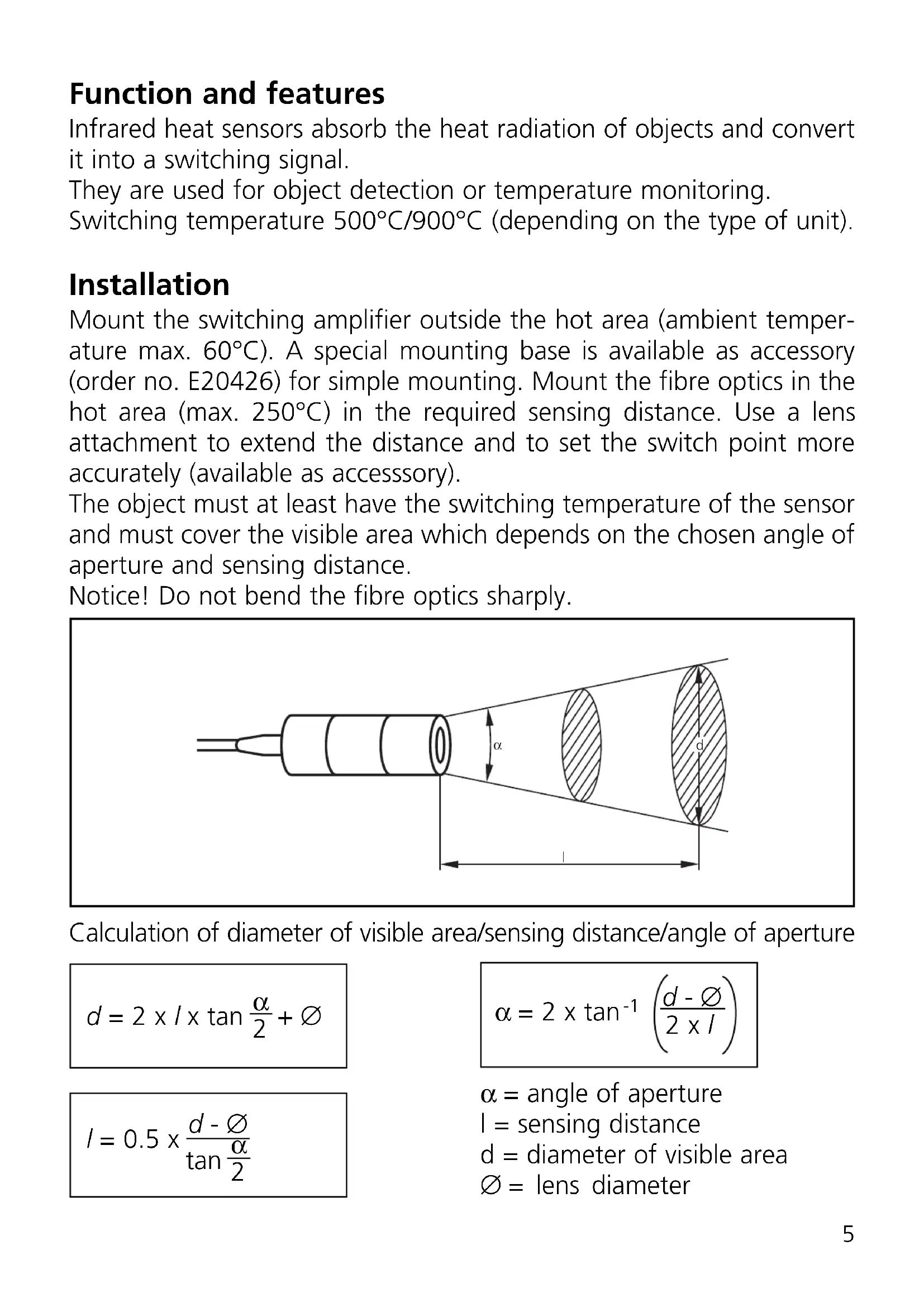 Temperature Controller IFM OW5003 - User manual and instructions